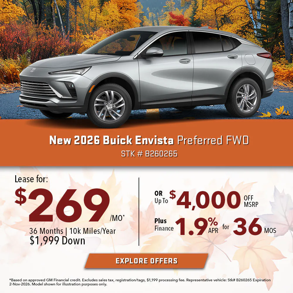 New 2026 Buick Envista Preferred FWD | Joyce Koons Buick GMC