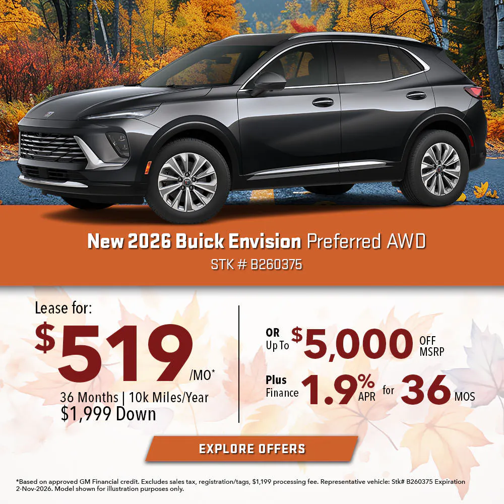New 2026 Buick Envision Preferred AWD | Joyce Koons Buick GMC