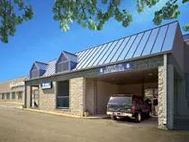 Customer-friendly facility exterior