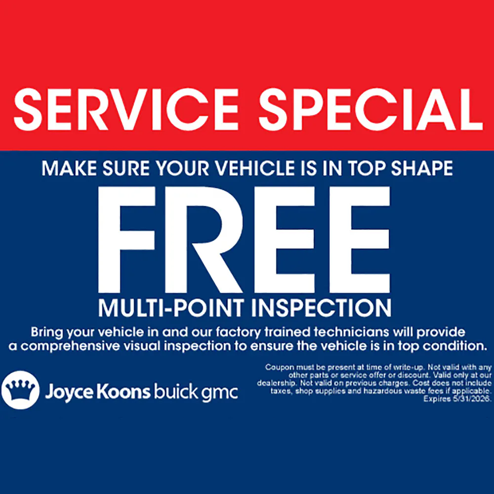 Free Multi-Point Inspection | Joyce Koons Buick GMC