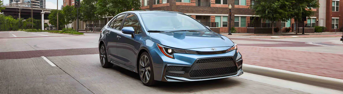 Blue 2022 Toyota Corolla Sedan