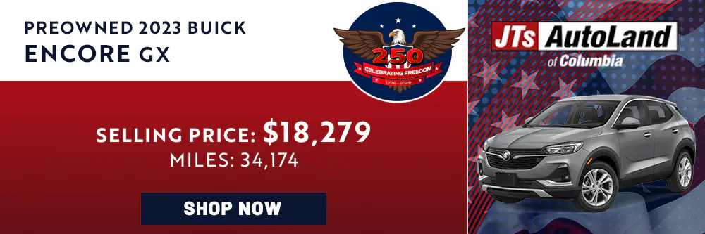 2023 Buick Encore GX Selling Price: $18,279 Miles: 34,174 | JTs AutoLand of Columbia
