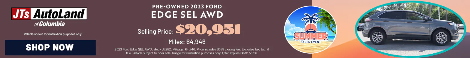 Price: $20,951 Mileage: 64,946 | JTs AutoLand of Columbia