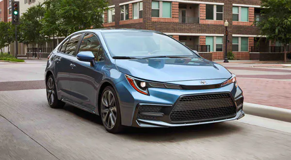 Blue 2022 Toyota Corolla Sedan