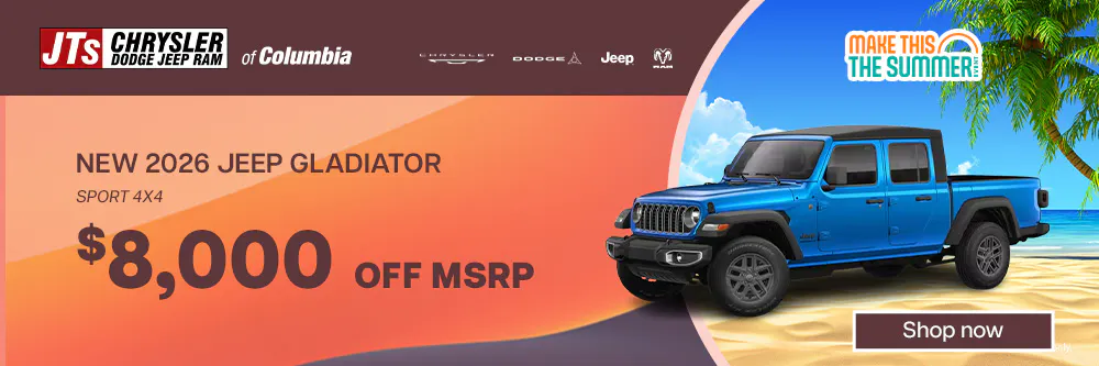 $8,000 off MSRP | JTs Chrysler Dodge Jeep Ram of Columbia