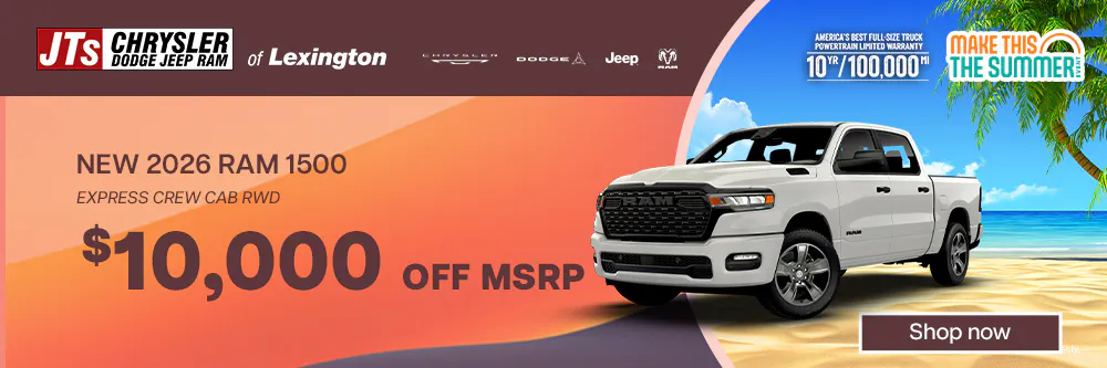 $10,000 off MSRP | JTs Chrysler Jeep Dodge Ram of Lexington