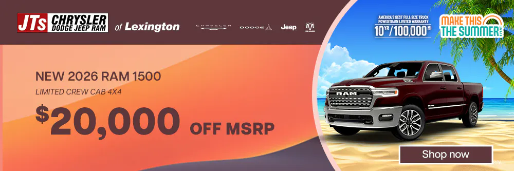 $20,000 off MSRP | JTs Chrysler Jeep Dodge Ram of Lexington