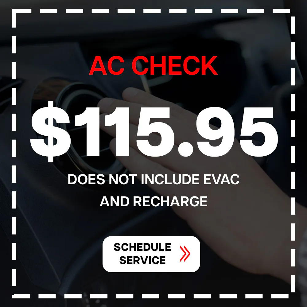 AC Check: $115.95 Does not include evac and recharge | JTs Chrysler Jeep Dodge Ram of Lexington