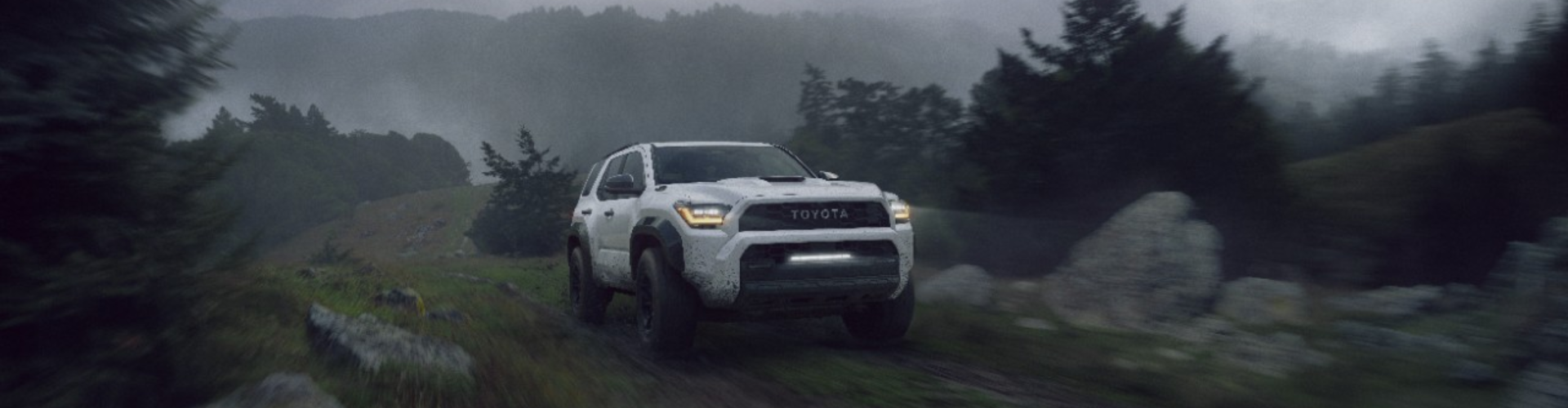 Toyota 4Runner off-road driving