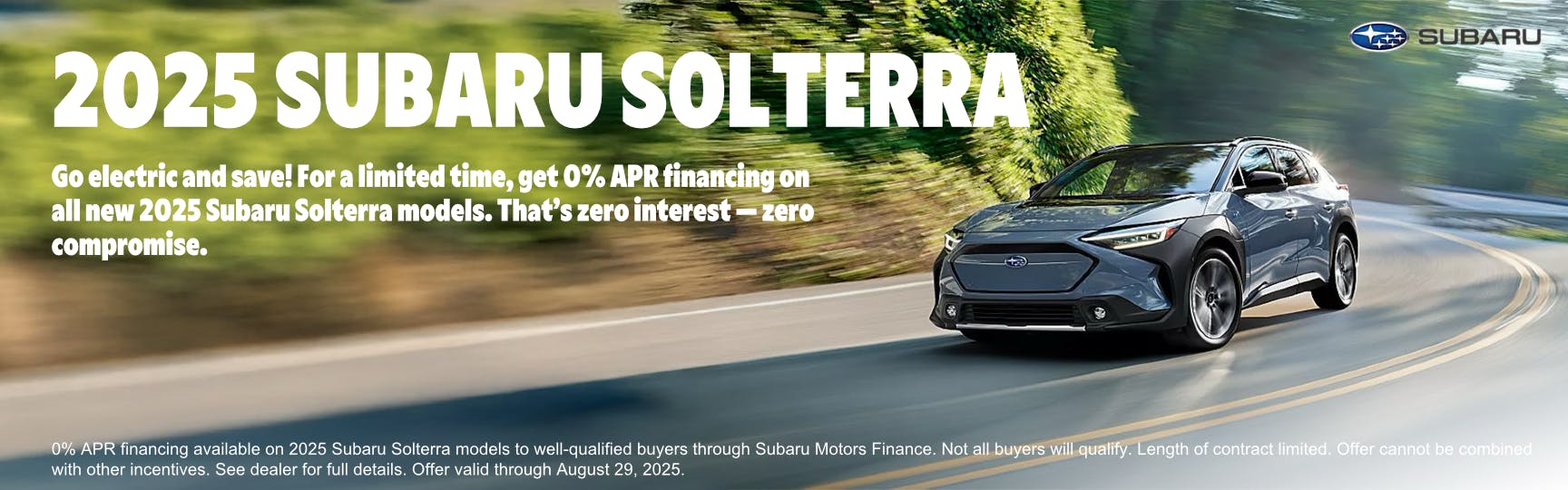 Subaru Solterra Special Offer