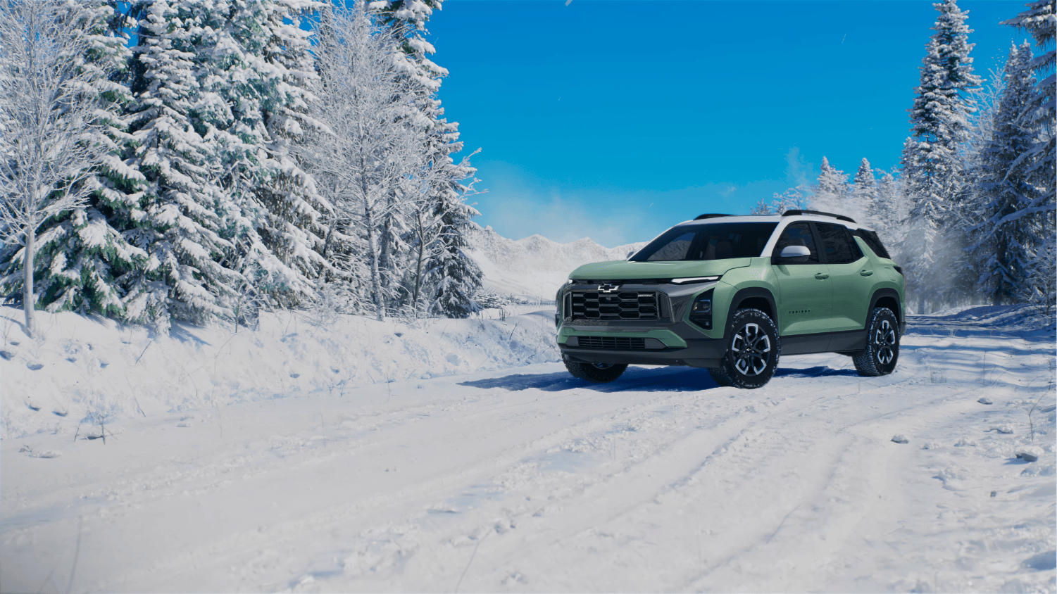 Chevrolet Equinox AWD confidence in winter conditions in Juneau Alaska