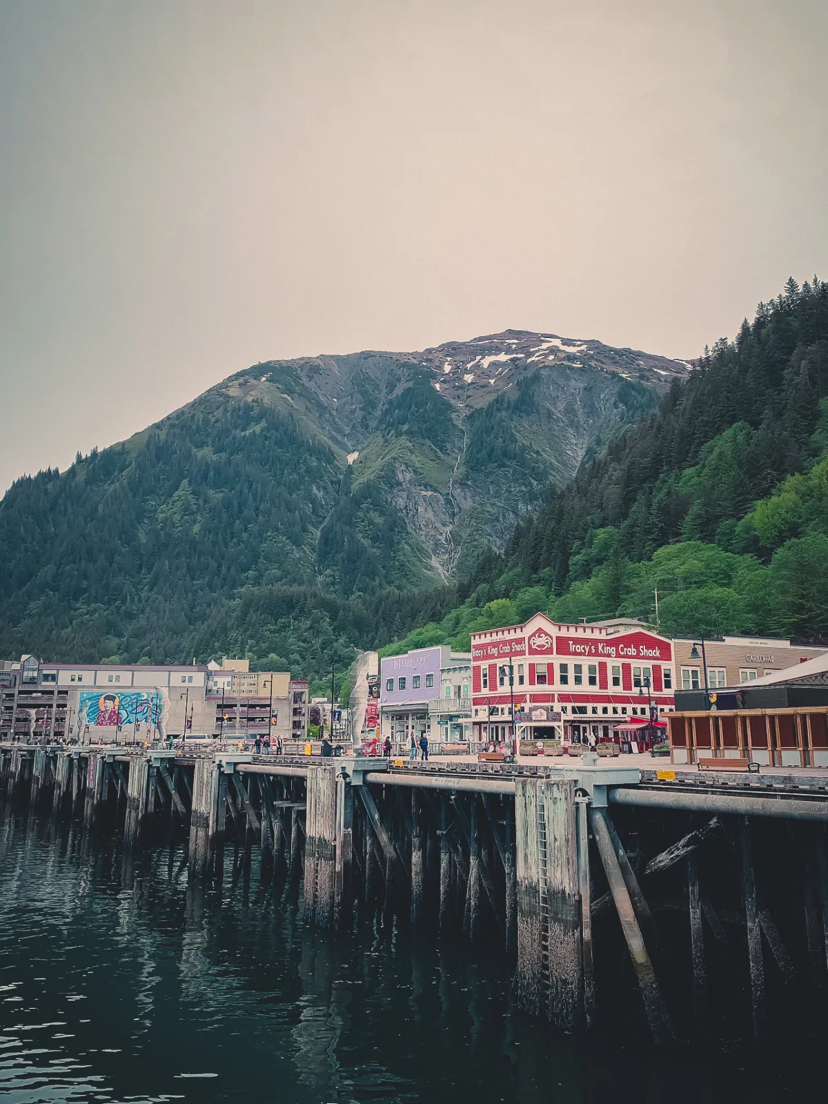 Downtown Juneau, Alaska waterfront