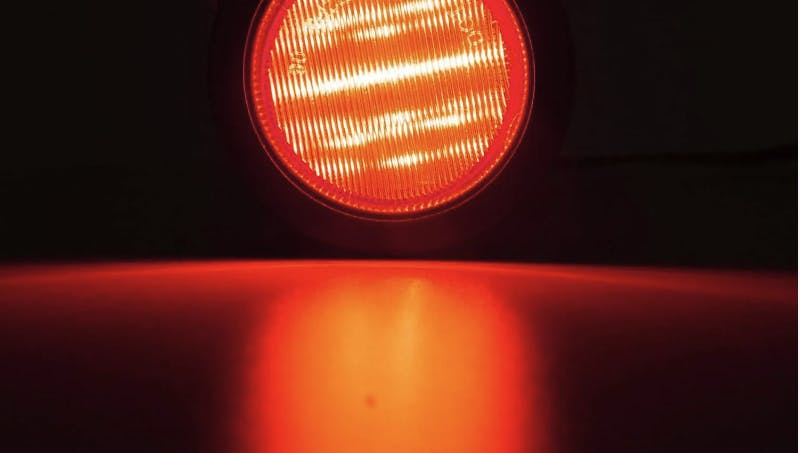 LED lighting system on trailer