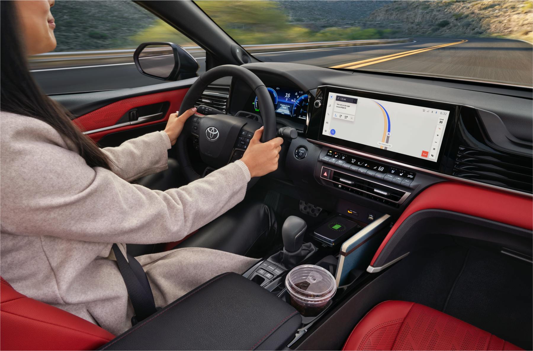 Camry cabin with navigation