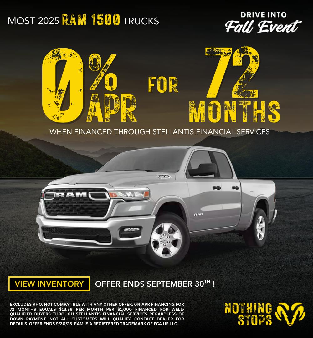 Most 2025 RAM Trucks
