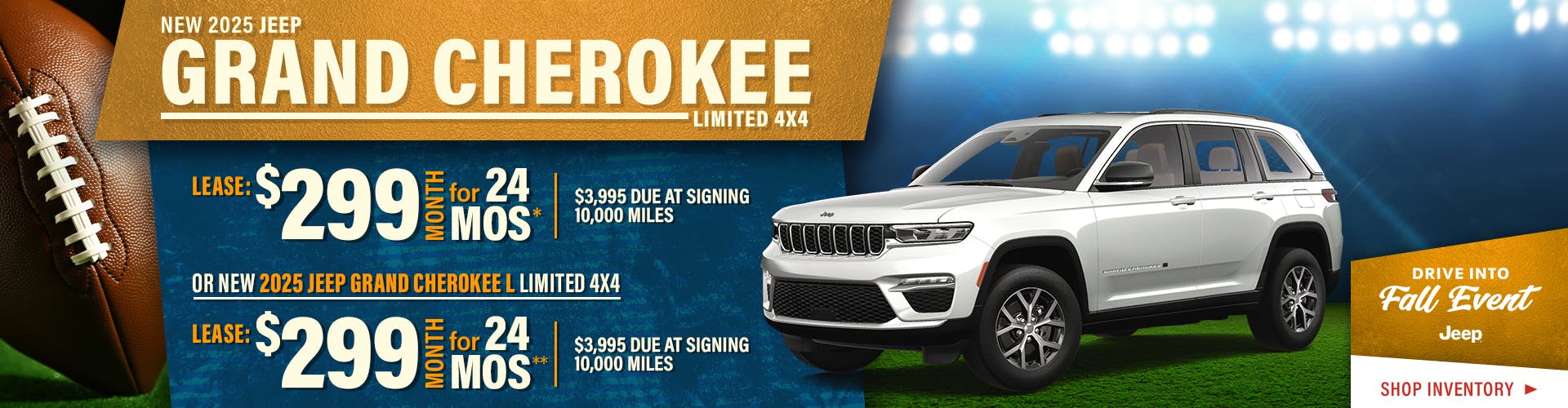 New 2025 Jeep Grand Cherokee Limited 4X4 OR New 2025 Jeep Grand Cherokee L Limited 4X4