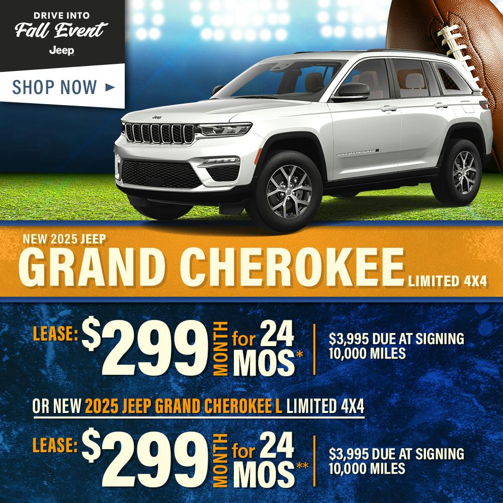 New 2025 Jeep Grand Cherokee Limited 4X4 OR New 2025 Jeep Grand Cherokee L Limited 4X4