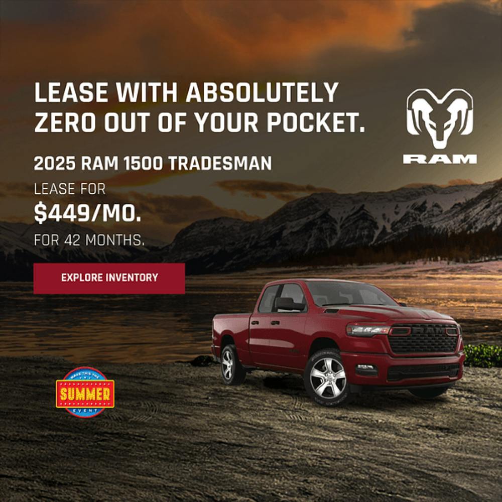 New 2025 Ram 1500 Tradesman Crew Cab 4X4