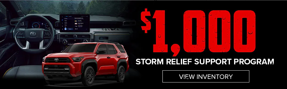 Storm Relief Support Program | Lake City Toyota