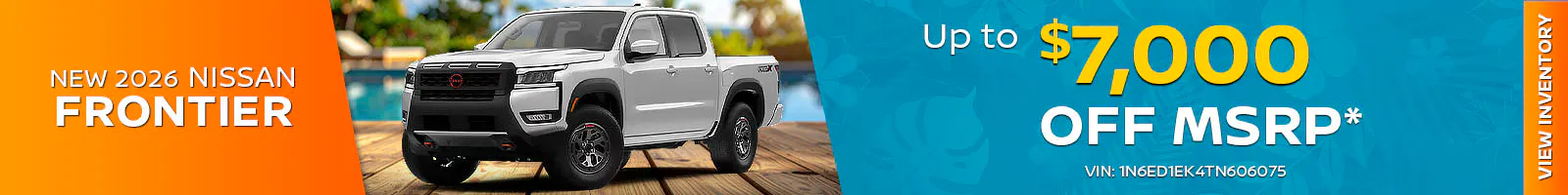 New 2026 Nissan Frontier