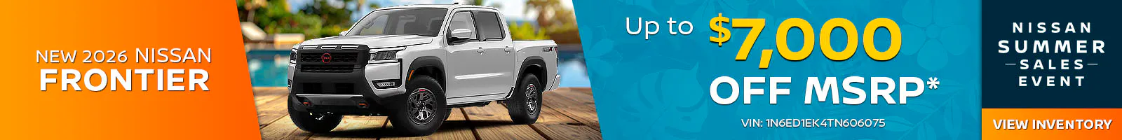 New 2026 Nissan Frontier
