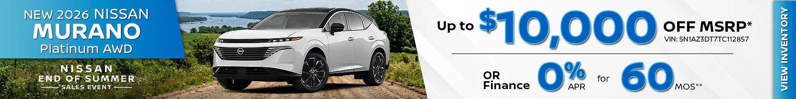 New 2026 Nissan Murano Platinum AWD