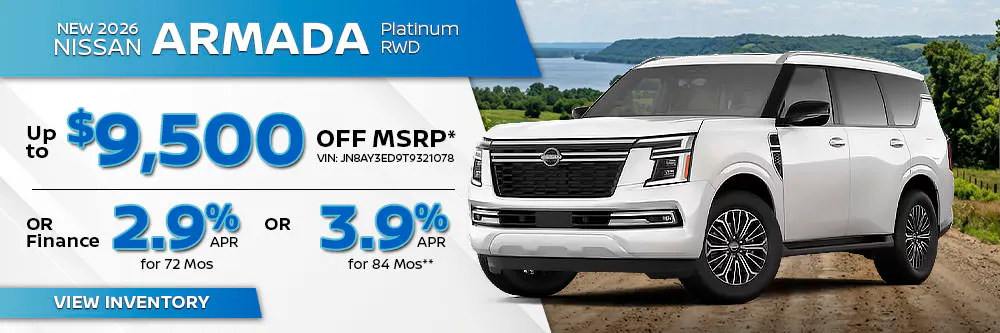 New 2026 Nissan Armada Platinum RWD | Landers Nissan