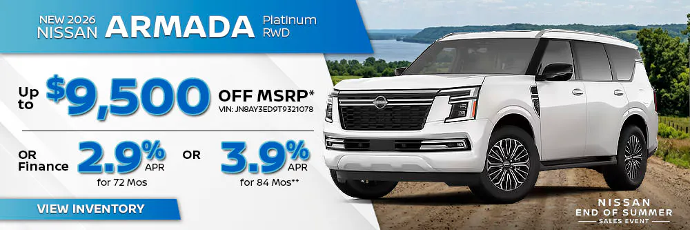 New 2026 Nissan Armada Platinum RWD | Landers Nissan