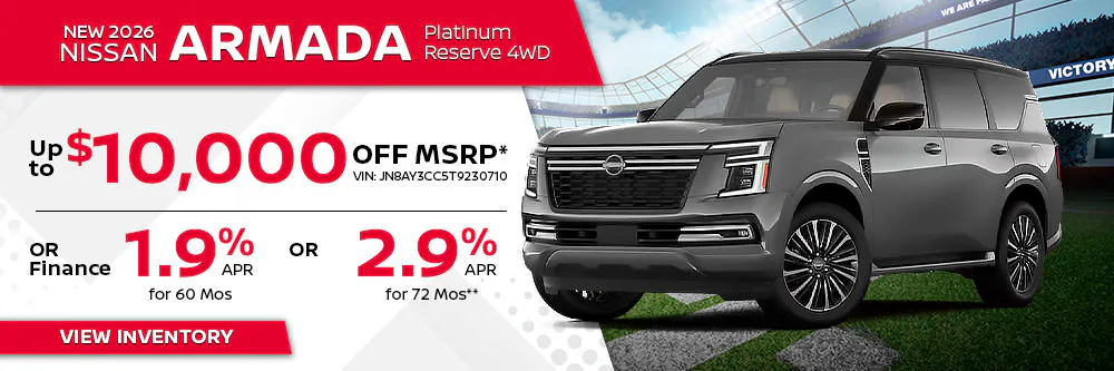 New 2026 Nissan Armada Platinum Reserve 4WD | Landers Nissan