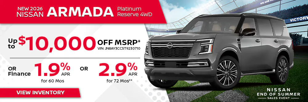 New 2026 Nissan Armada Platinum Reserve 4WD | Landers Nissan