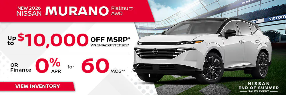 New 2026 Nissan Murano Platinum AWD | Landers Nissan