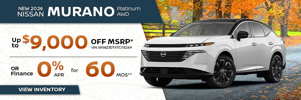 New 2026 Nissan Murano Platinum AWD | Landers Nissan