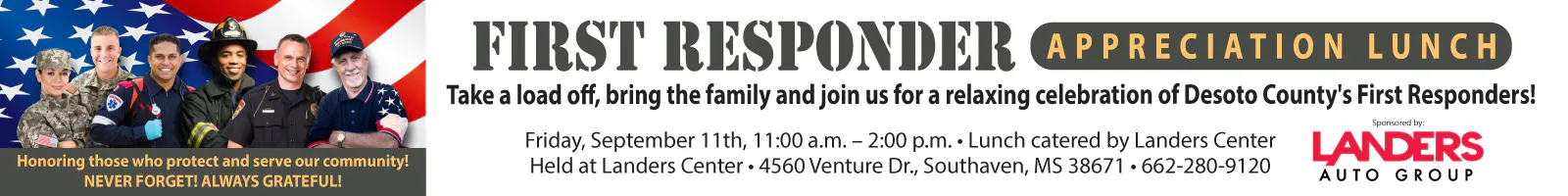 First Responder Appreciation Lunch | Landers Nissan