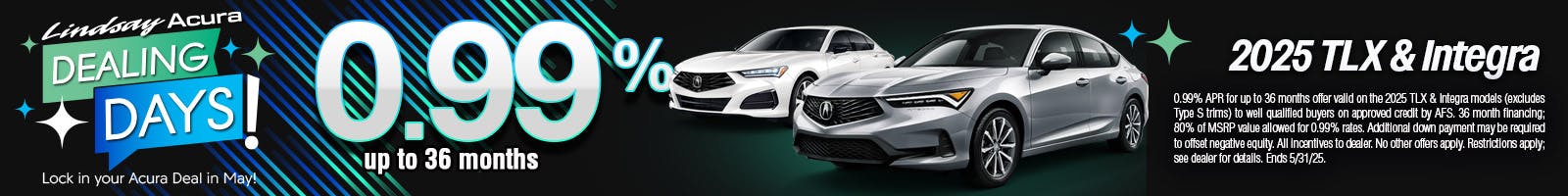 0.99% APR Integra TLX