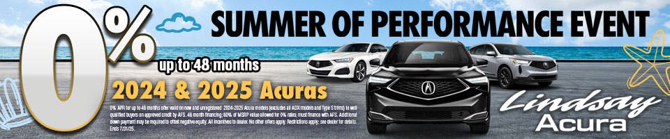 0% New Acuras | Lindsay Acura