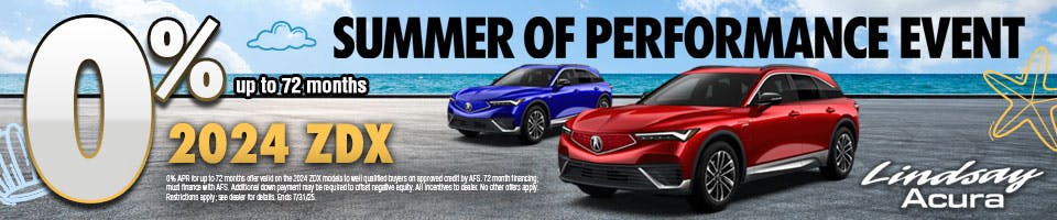 0% 24 ZDX | Lindsay Acura