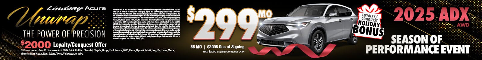 25ADX $299 per mo DEC25