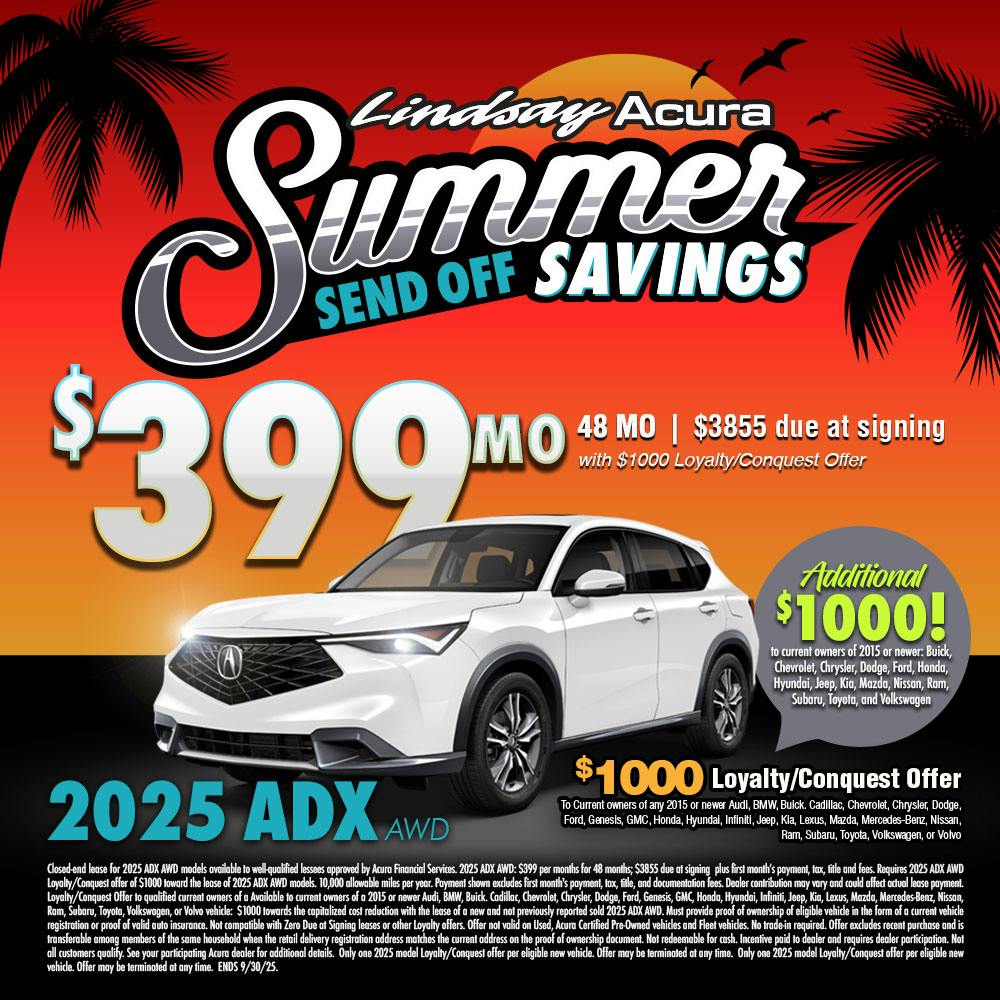 25ADX $399 per mo SEPT25