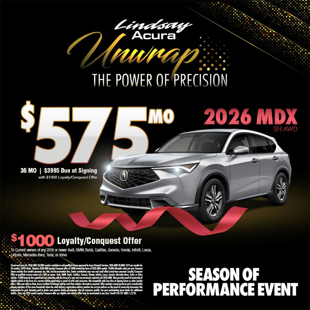 2026 MDX $575mo DEC25