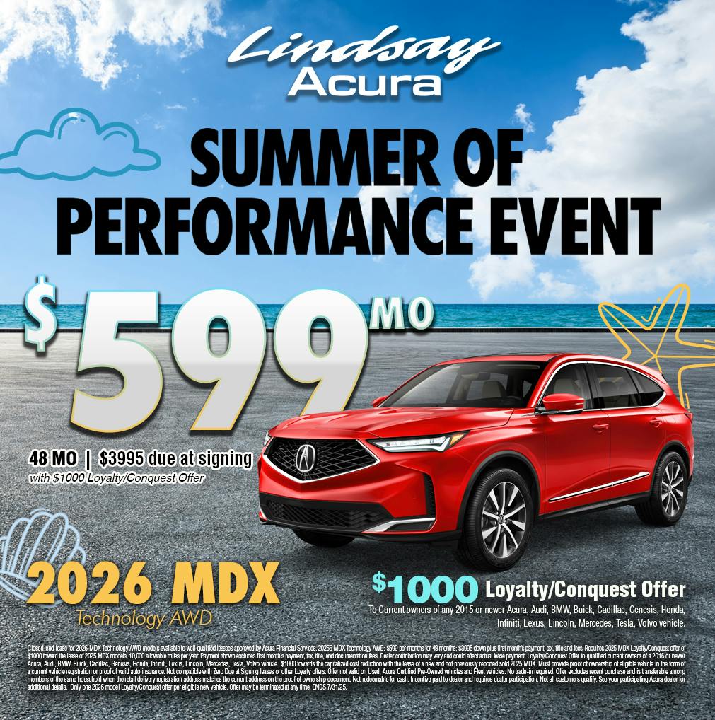 2026 MDX $599mo