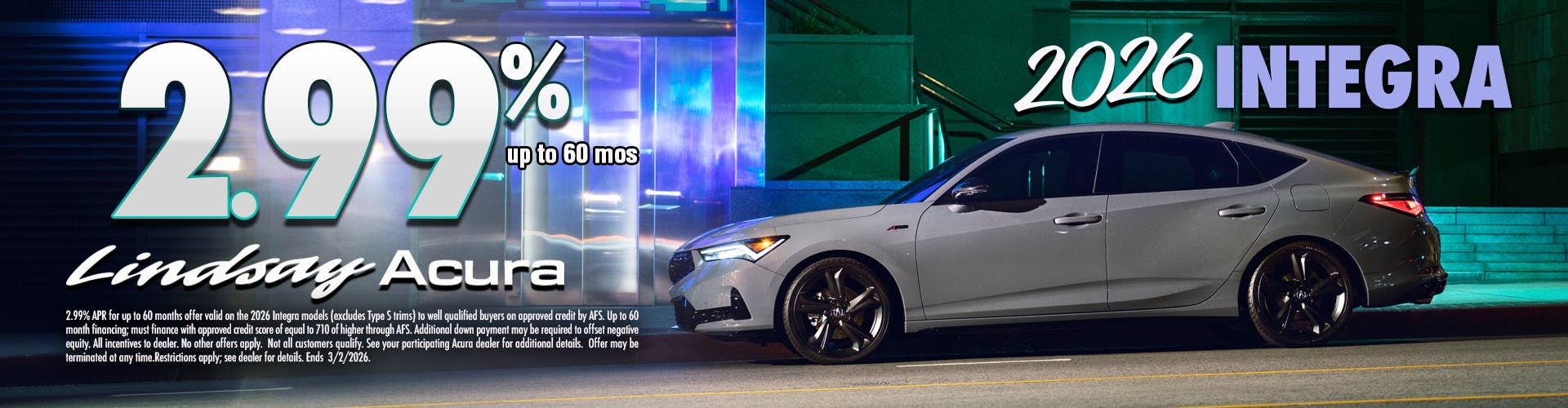 2.99% 2026 INTEGRA