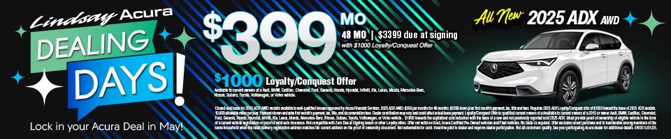 25ADX $399 per mo | Lindsay Acura