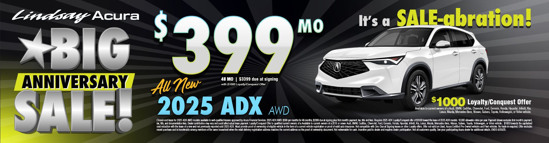 25ADX $399 per mo