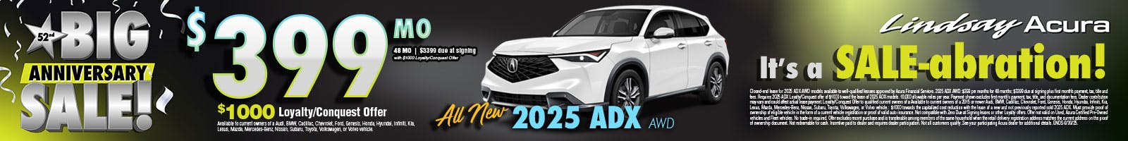 25ADX $399 per mo