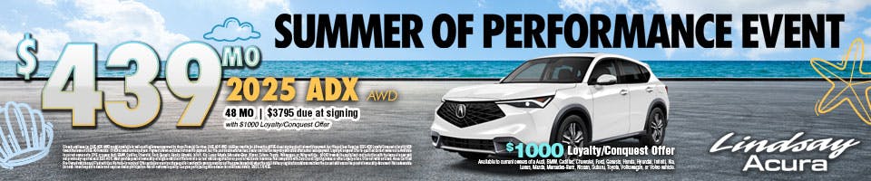 25ADX $439 per mo | Lindsay Acura