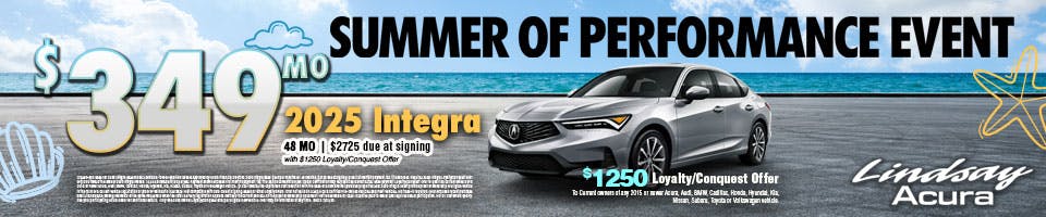 $349 2025 Integra | Lindsay Acura