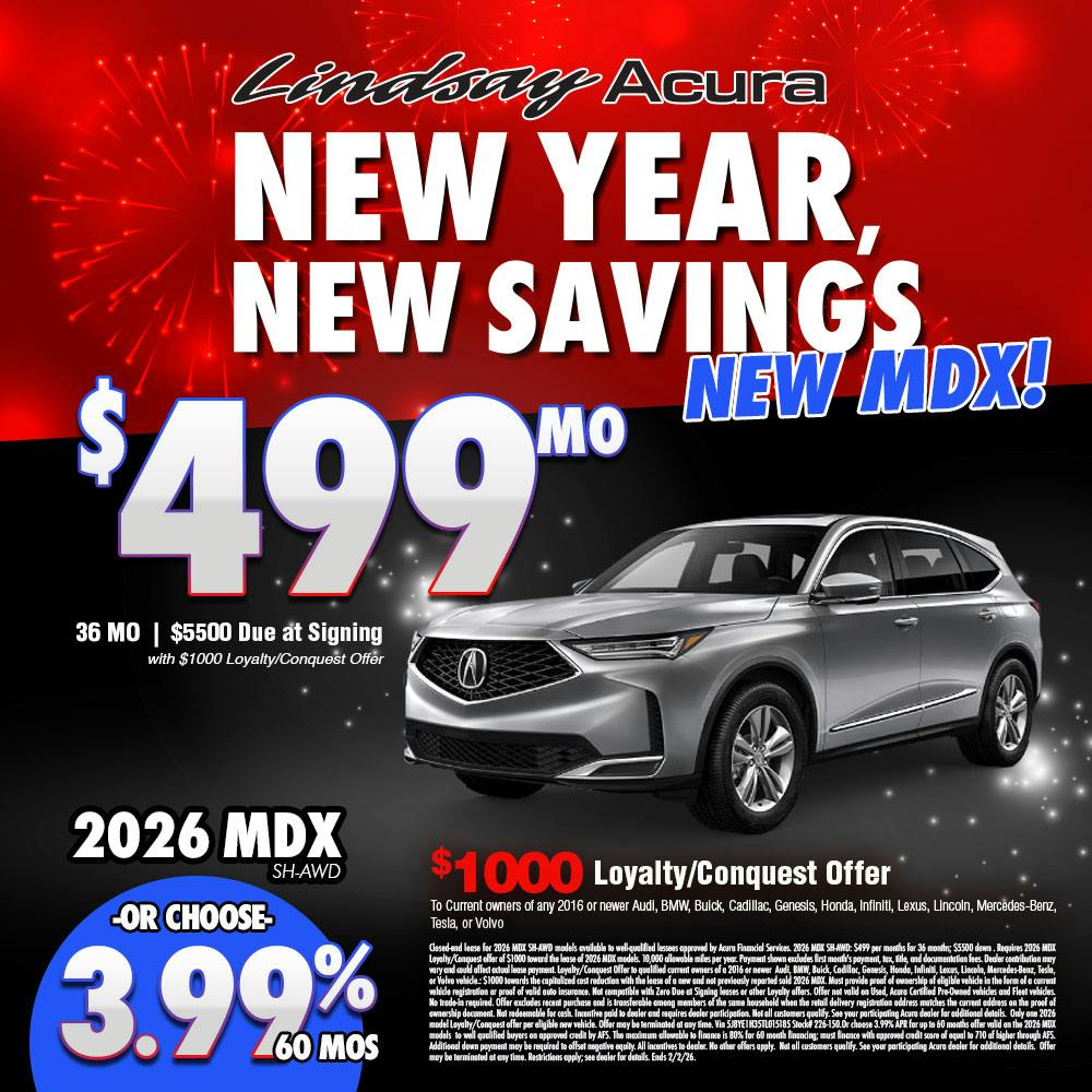 2026 MDX $499mo JAN26