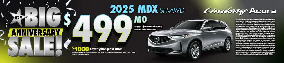 $549 2025  MDX SH-AWD | Lindsay Acura