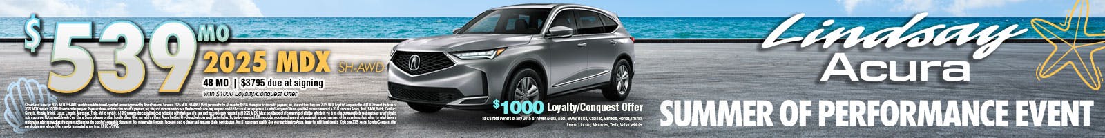 $539 2025  MDX SH-AWD