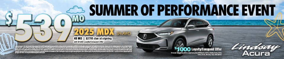 $539 2025  MDX SH-AWD | Lindsay Acura